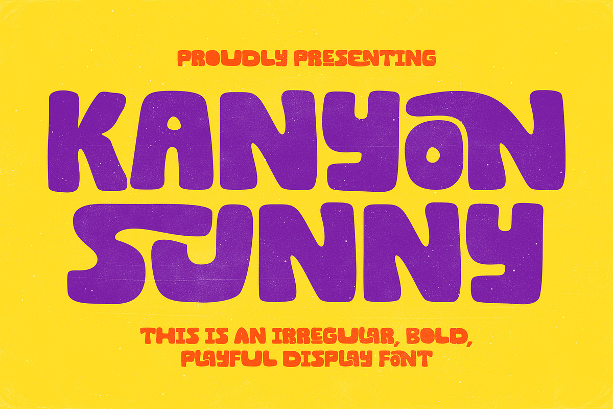 Kanyon Sunny, a Font by Madjack.font (Photo 1 of 7)