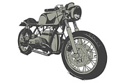 Vintage Custom Motorcicles, an Object Illustration by illusign (Thumbnail 4 of 7)