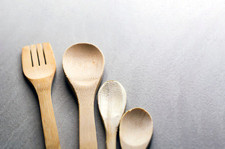 Group of wooden kitchen utensils, a Food & Drink Photo by rarrarorro