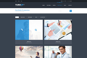 TurnUp - PSD Template