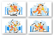 10 Wrestling Sport Illustration, a Sport Illustration by denayunebgt (Thumbnail 2 of 4)