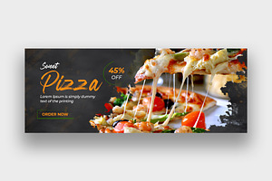 Delicious Pizza Facebook Cover Photo