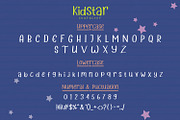 Kidstar, a Font by LetterJos (Thumbnail 6 of 7)