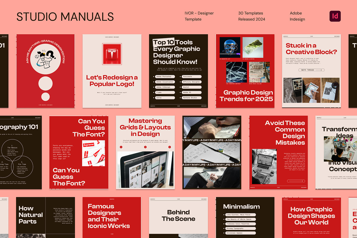 IVOR – Designer Template, a Social Media Template by Studio Manuals (Photo 3 of 8)