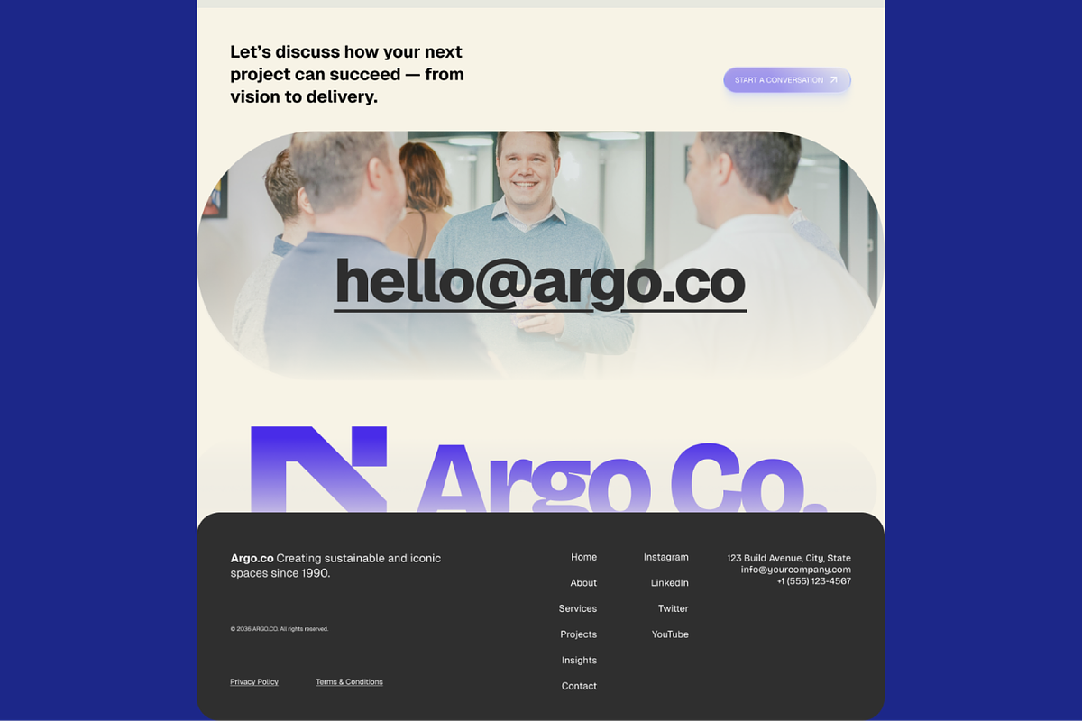Construction Landing Page Template, an UI Kit Template by BeadyLab (Photo 5 of 6)