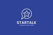 Logo Template- Startalk, a Branding & Logo Template by Figtivedesigns (Thumbnail 2 of 5)