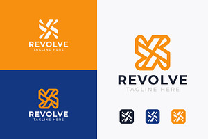 Letter R Abstract Linear Bold Logo, a Branding & Logo Template by Signatoro