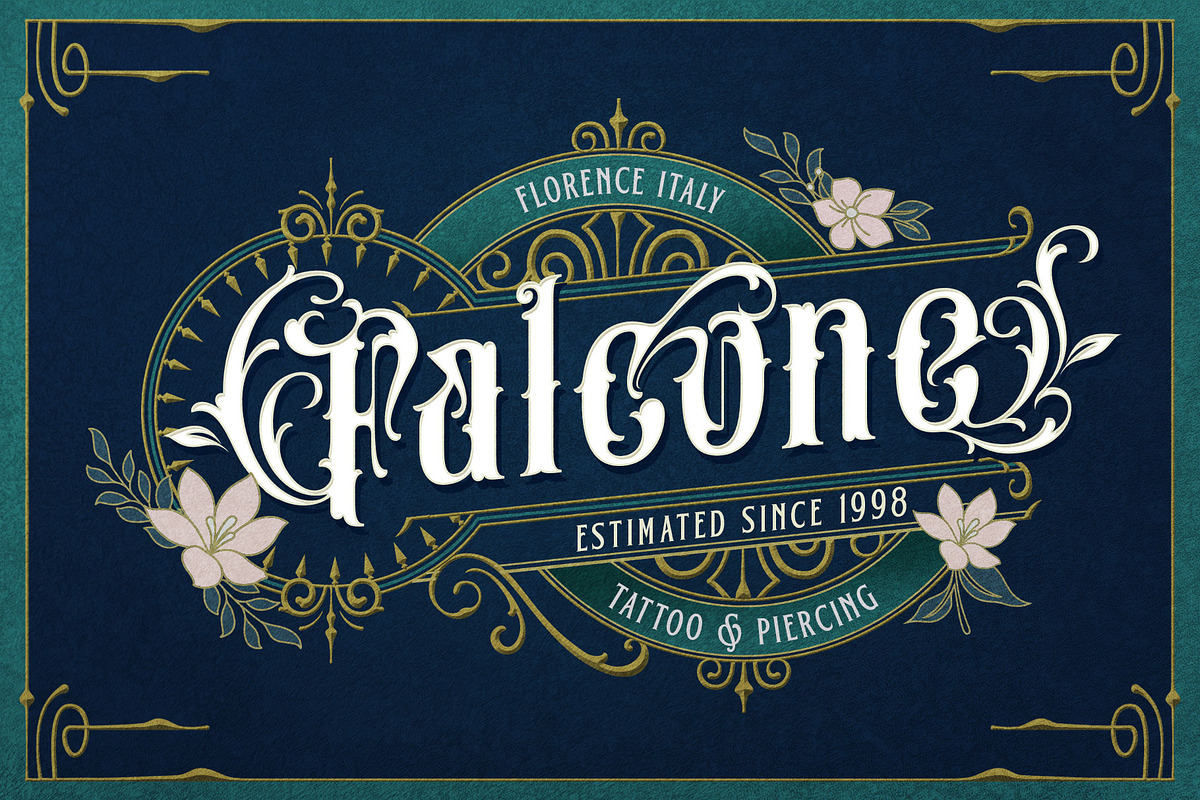 Brick Stone Victorian Typeface, a Blackletter Font by alit design (Photo 2 of 23)