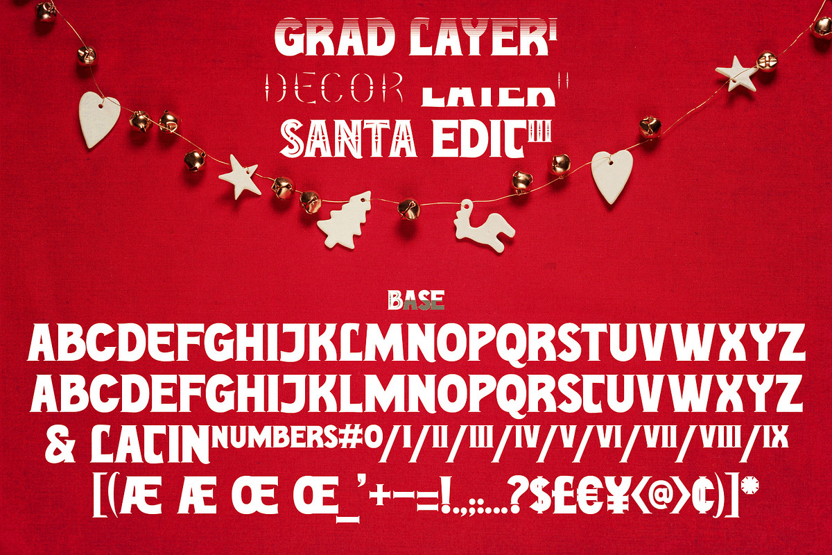 Jvne-EdithLite Layered Font preview 5
