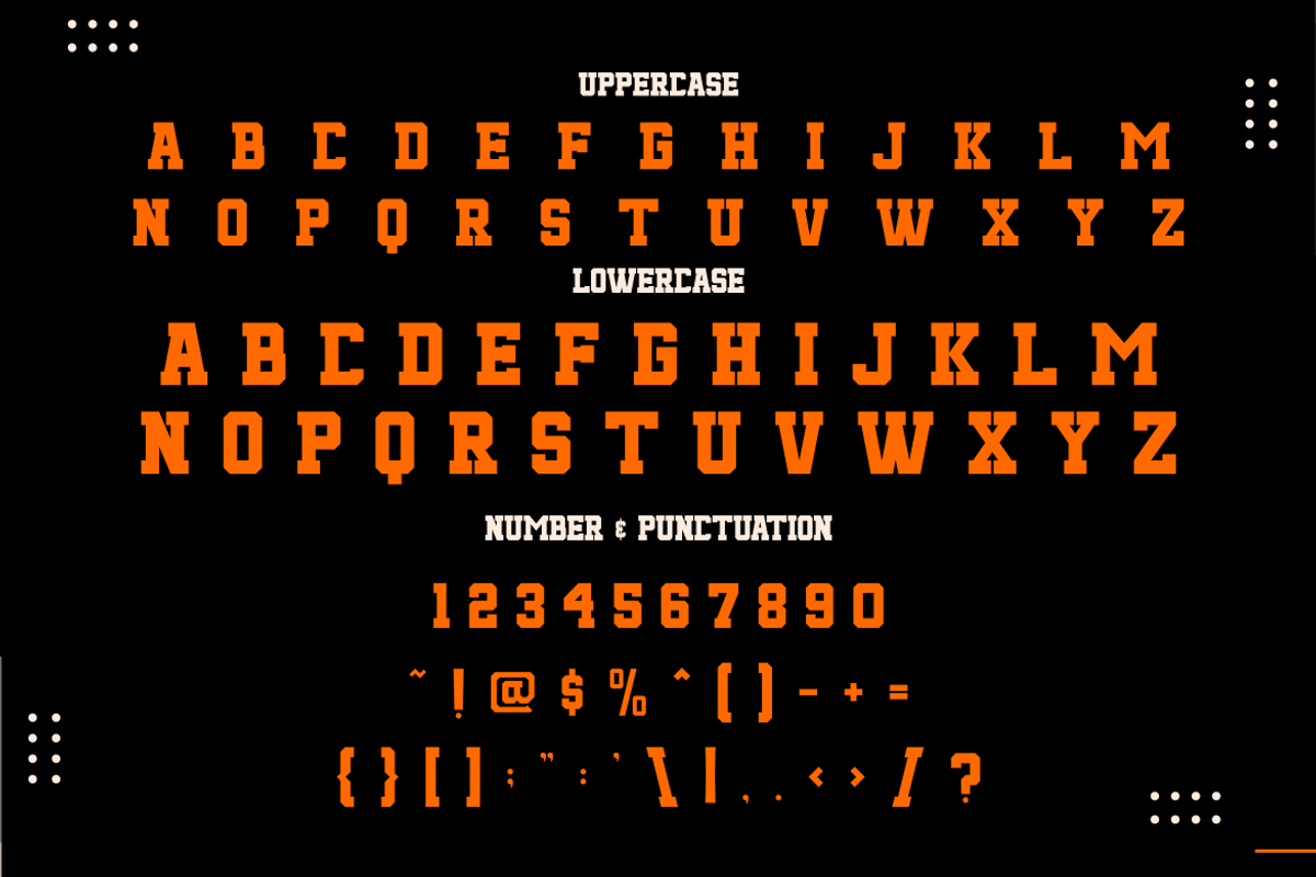Blaze Knock Sport Font, a Font by PutraCetol Studio (Photo 5 of 5)