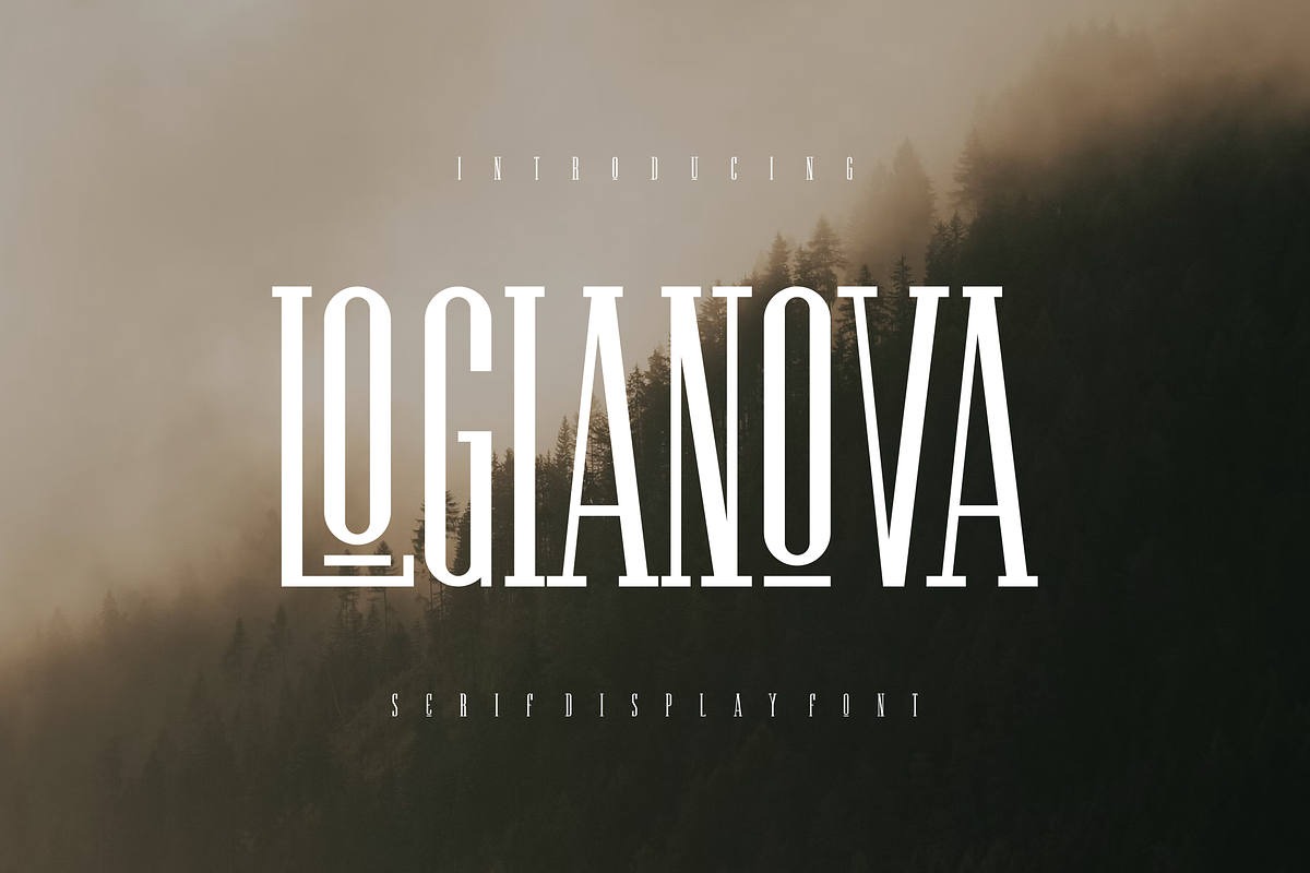 Logianova Font, a Serif Font by albert_kalingga (Photo 1 of 5)