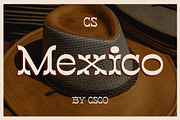 CS Mexico – Tuscan Font, a Serif Font by Craft Supply Co. (Thumbnail 1 of 8)