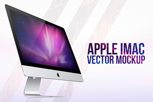New Apple iMac (2014) Vector MockUp