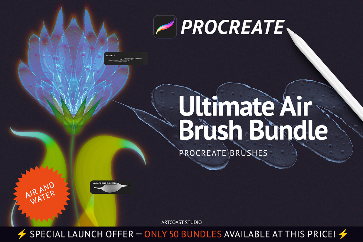 Ultimate Air Brush Bundle, a Brush Add-On by Spasibenko Art (Photo 1 of 15)