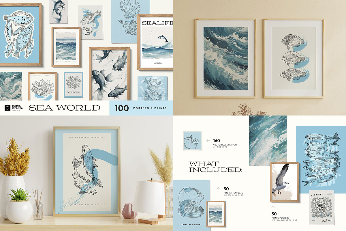 Mega Poster Bundle | 52 in 1, an Object Graphic by KetteCreate (Photo 15 of 53)