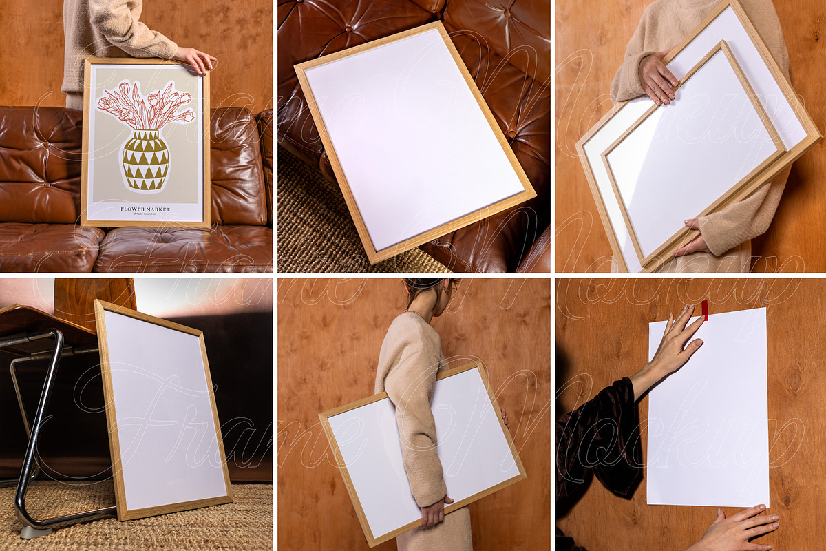 Poster Frame Mockup Close-Up Set, a Product Mockup by SigaSigaMockup (Photo 3 of 4)