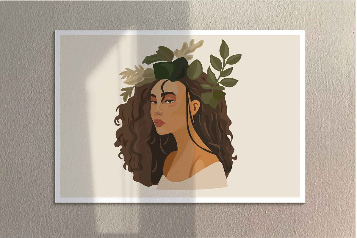 Nature Goddess Woman Character PFace, a Person Illustration by Imaginary Party (Photo 4 of 10)
