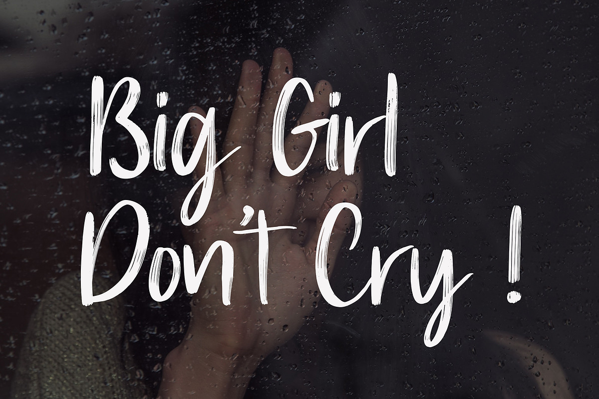 Caroline Handwritten Brush Font preview 5