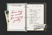 Paper Soul Quiet Vintage Font, a Script Font by AnMark (Thumbnail 9 of 11)