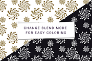10 Abstract Dandelion Patterns, a Pattern Graphic by Anne Elster Design (Thumbnail 2 of 5)