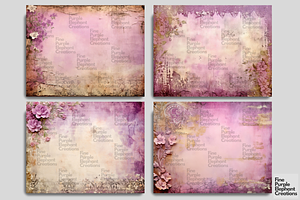 Tattered Purple Lace Junk Journal