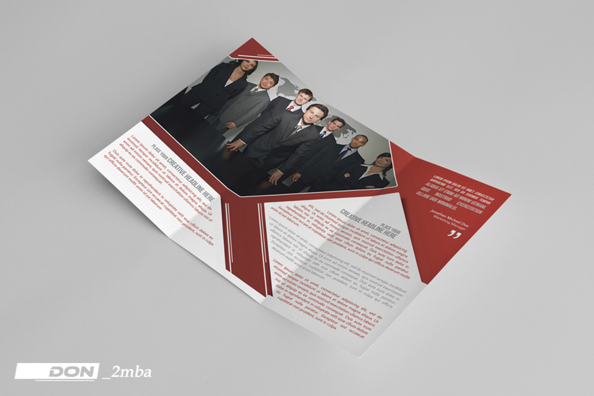 Corporate Trifold Template, a Brochure Template by don_2mba (Photo 2 of 5)