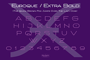 Euroque Extra Bold, a Font by CozyFonts Foundry (Thumbnail 1 of 2)