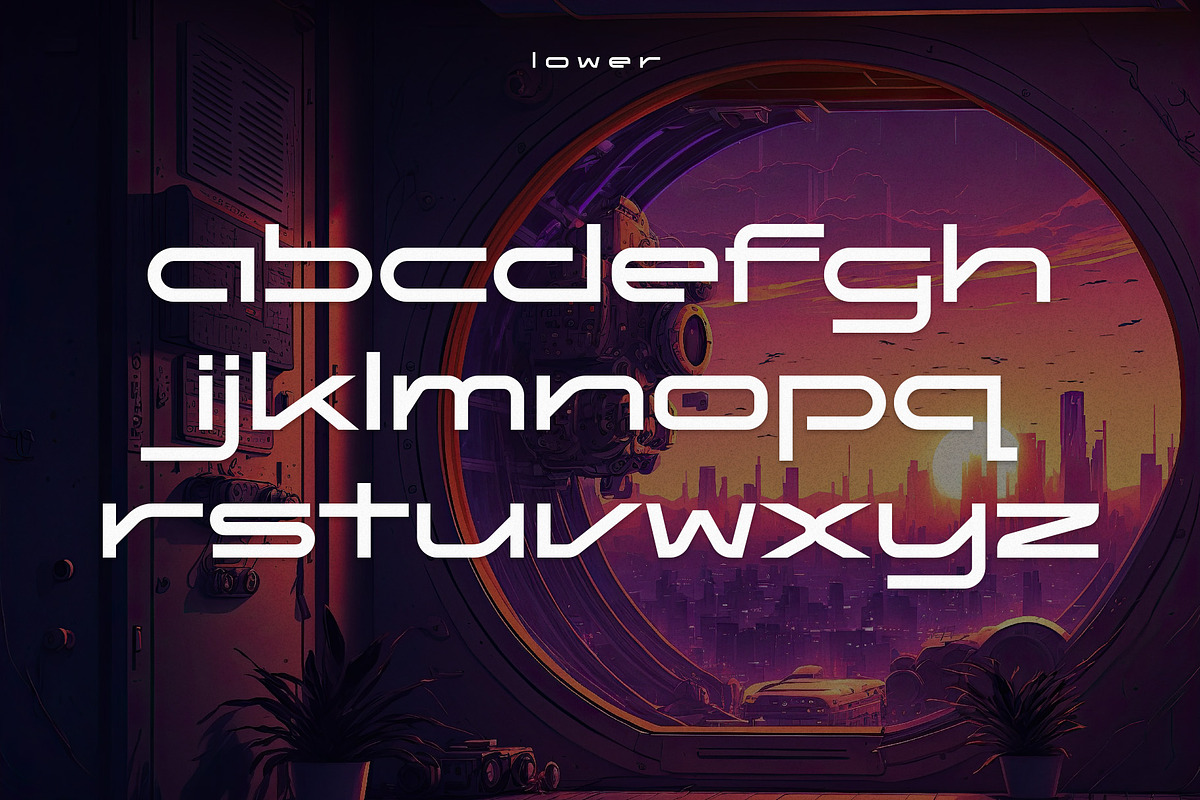Stardock - Futuristic Typeface, a Sans Serif Font by HipFonts (Photo 4 of 8)