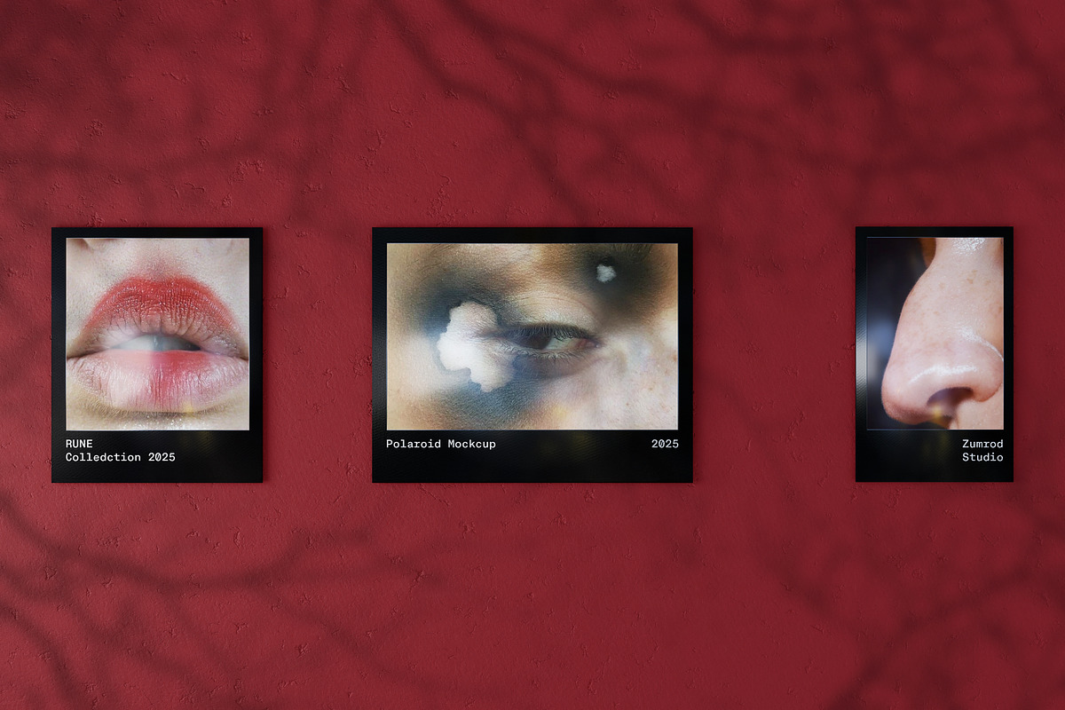 Polaroid Frame Mockups Collection, a Mockup by Zumrod (Photo 5 of 7)