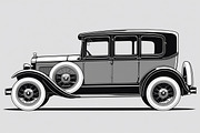 Classic Vintage Car Bundle Set, an Illustration by BIPLOB EXPERT (Thumbnail 5 of 9)