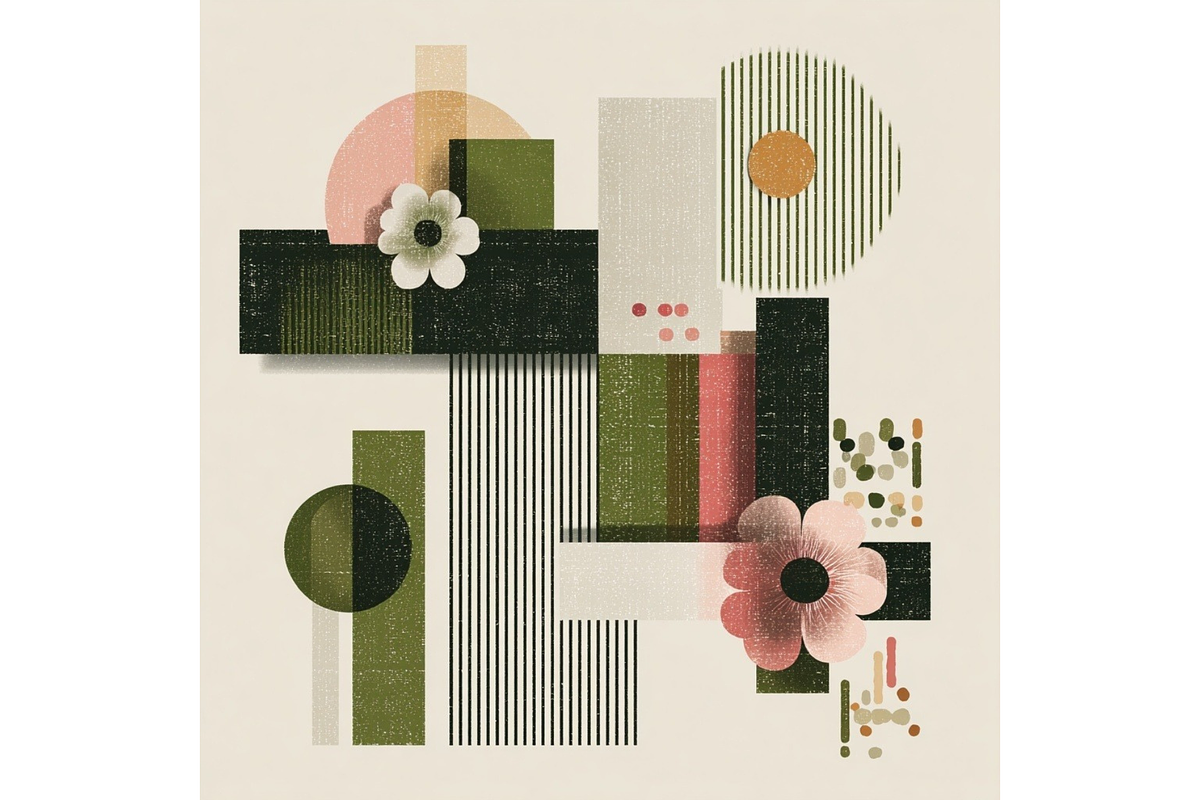 Prompt Modern Abstract Design Shapes, a Decorative Illustration by Creative design (Photo 4 of 7)
