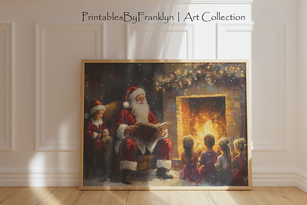 Santa Claus Set Wall Art Bundle, a Holiday Photo by PrintablesByFranklyn (Photo 5 of 8)