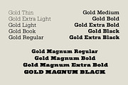 Gold, a Font by FontMesa (Thumbnail 7 of 8)