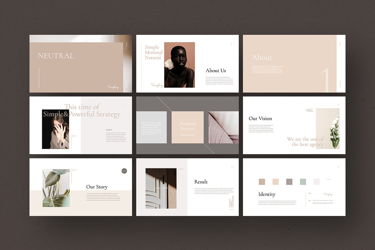 Neutral Keynote Template, a Presentation Template by Simple P. (Photo 3 of 9)