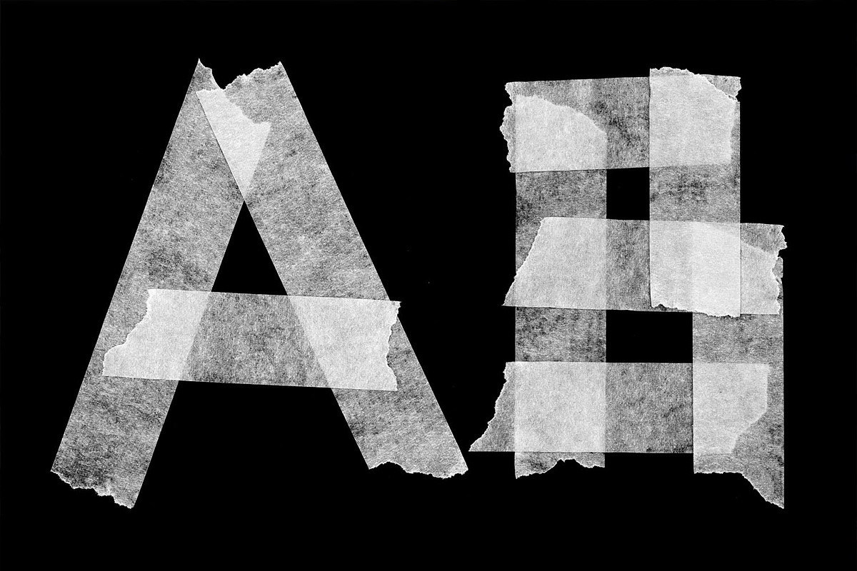 Tape White Font, a Sans Serif Font by Handmadefont (Photo 5 of 15)