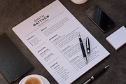 Word Resume Template / CV, a Resume Template by Aspect_Studio (Thumbnail 4 of 4)