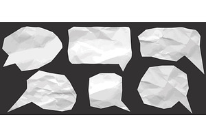 Set of cut out shapes made from, a Texture Illustration by Tati_Kli