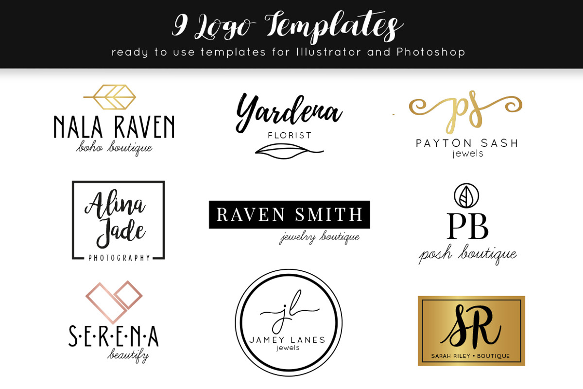 Stylish Premade Logo Creator Kit, a Branding & Logo Template by Angele Kamp (Photo 3 of 5)