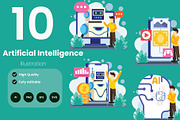 Artificial Intelligence Illustration, an Illustration by baii09 (Thumbnail 1 of 4)