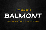 Balmont | A Modern Sporty Sans Serif, a Sans Serif Font by Andrimada Creative (Thumbnail 1 of 12)