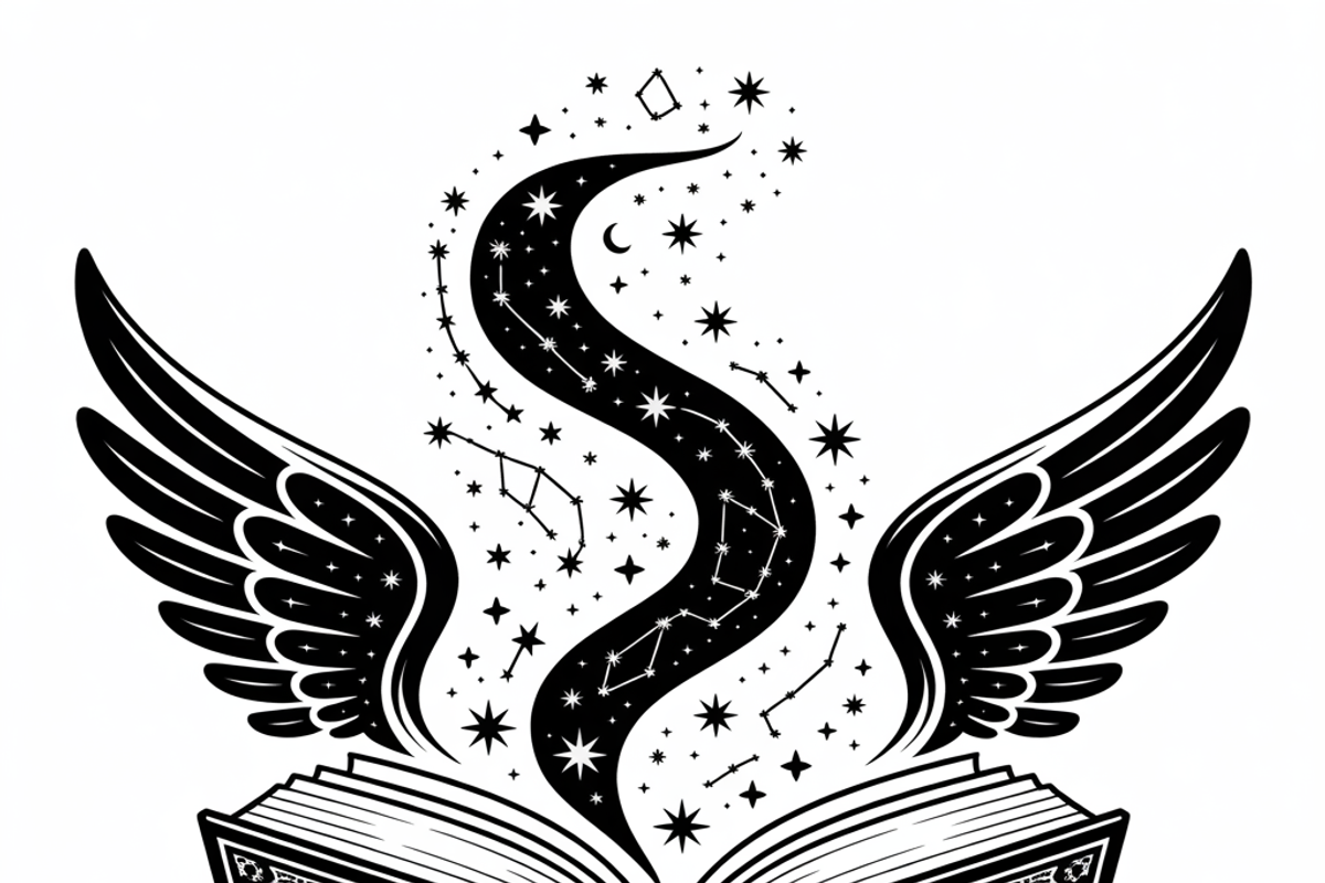 silhouette of a witch’s spellbook, an Illustration by Amazin_art (Photo 4 of 20)
