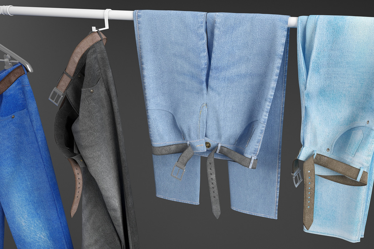 Jeans collection 3D model, a Characters & Person 3D Model by mrGarret (Photo 19 of 19)