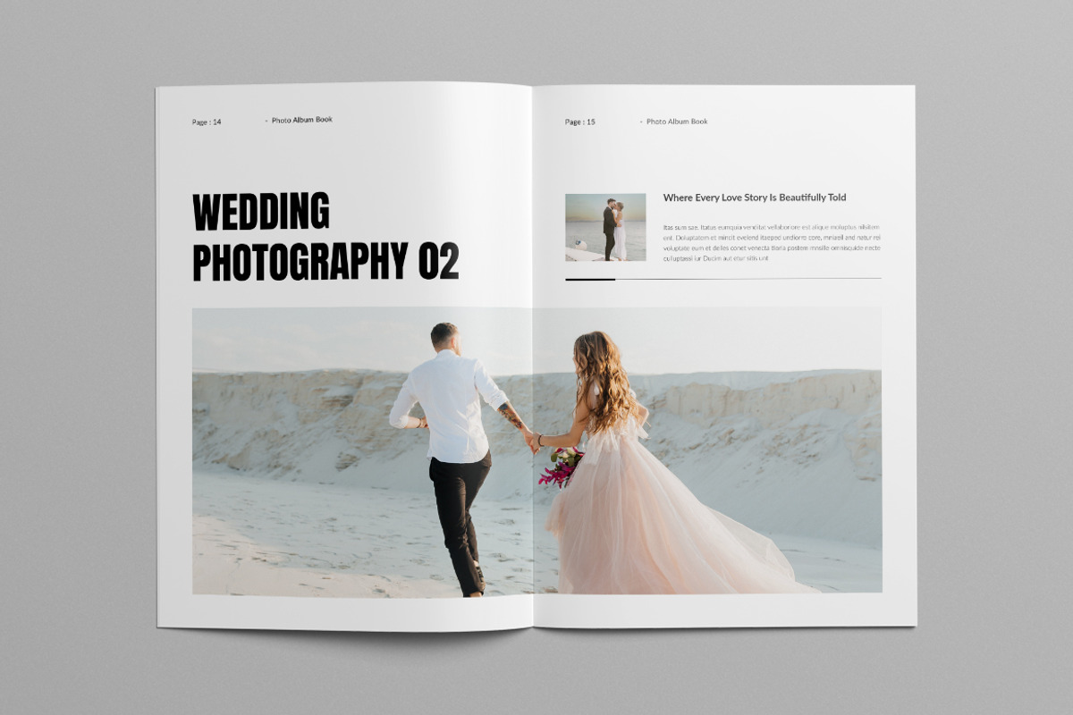 Photo Book Landscape Layout, a Brochure Template by Pixelpick (Photo 8 of 9)