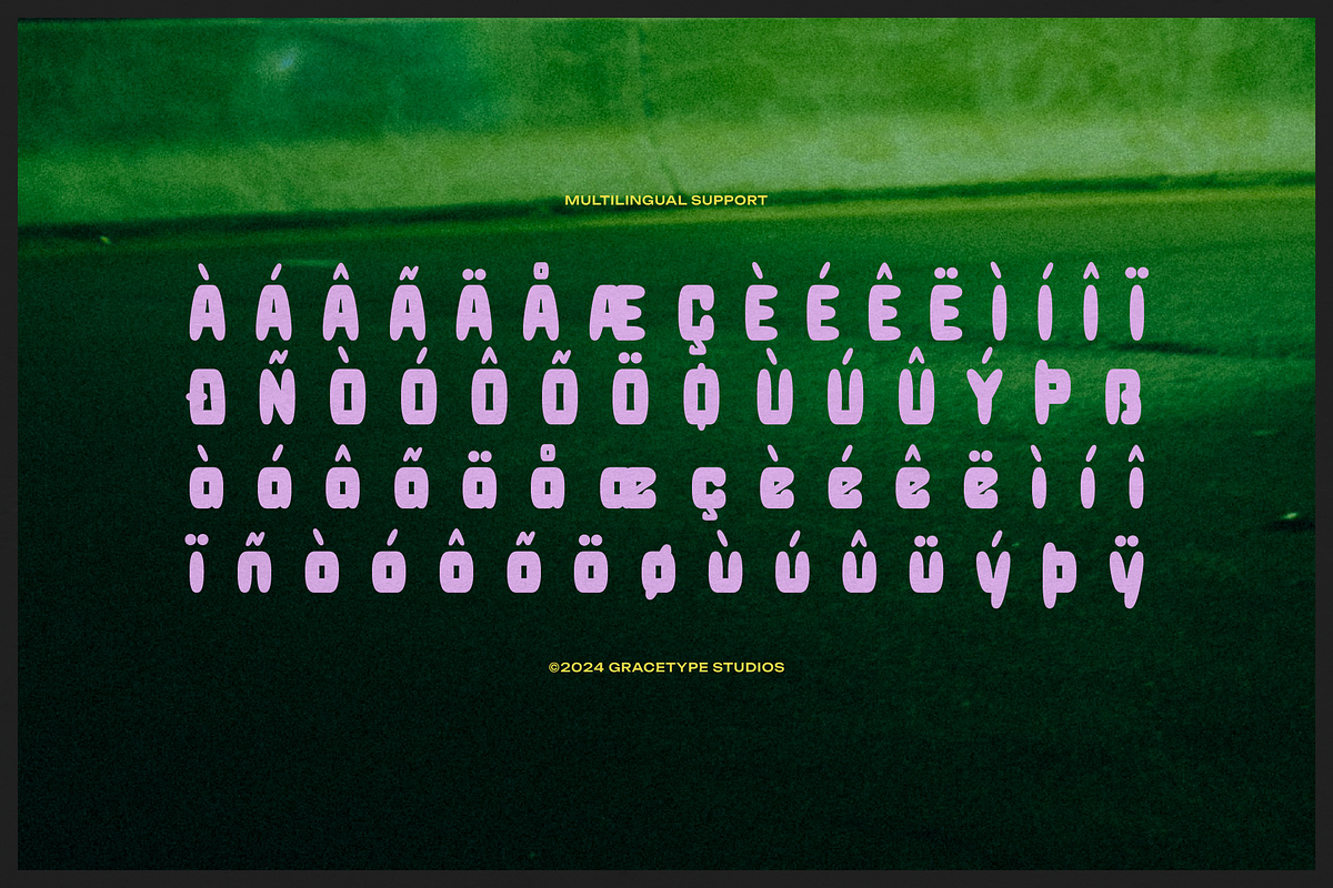 Poulens | Chunky Bold Sans Serif, a Sans Serif Font by gracetype_studio (Photo 11 of 12)