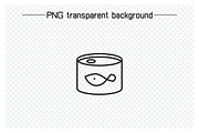 Food Icons Line Illustrations, an Outline Icon by Designfour (Thumbnail 3 of 7)