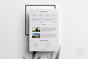 3 Page Media Kit Template for Word, a Resume Template by Leo Resume (Thumbnail 2 of 5)