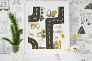 Cars. Cute collection for kids, an Object Illustration by annasokol_ (Thumbnail 9 of 11)