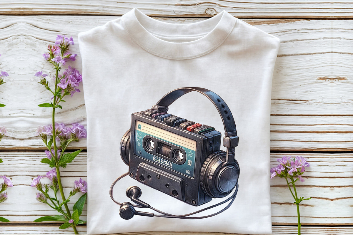 Watercolor Nostalgic 90s Clipart, an Illustration by Rose Art (Photo 6 of 7)