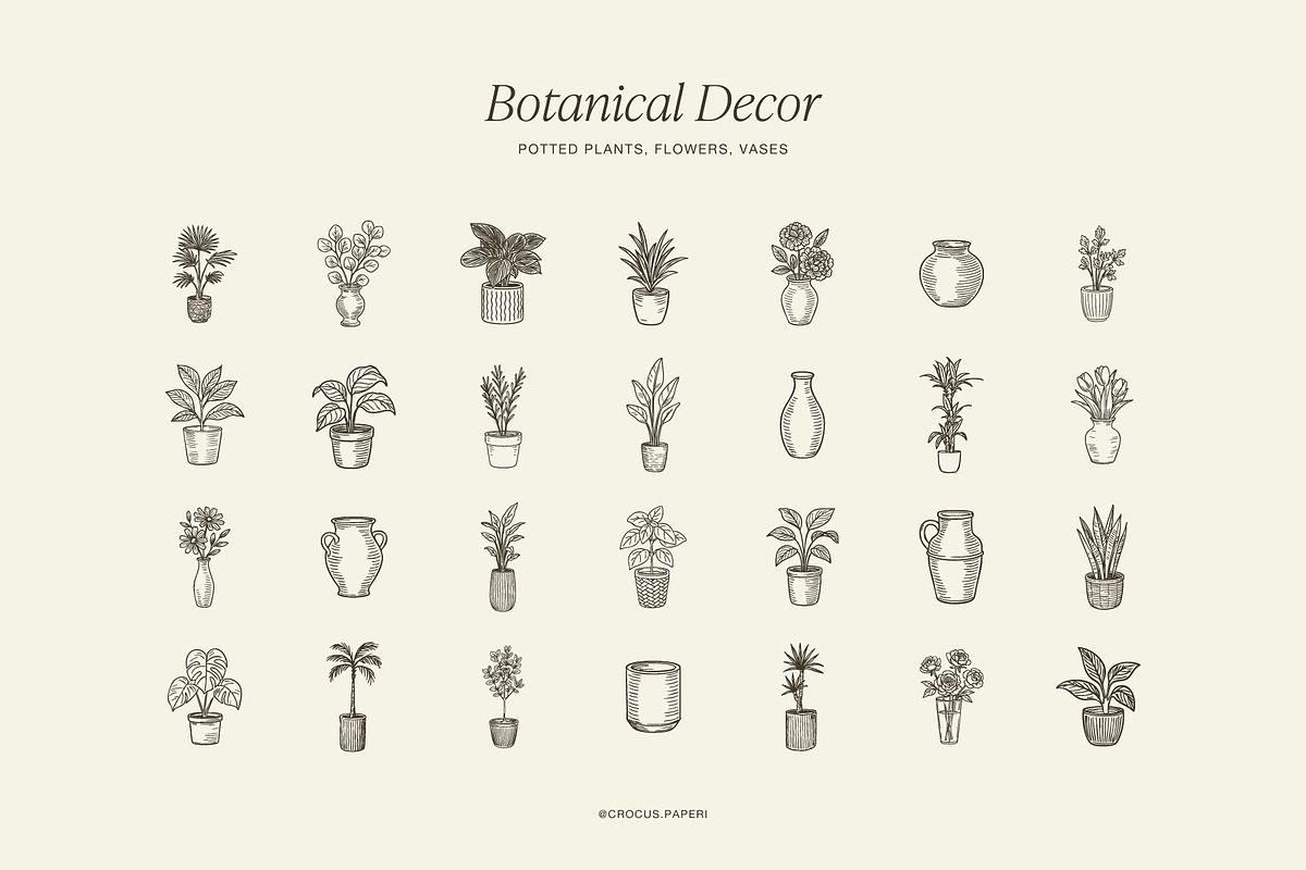 INTERIOR DESIGNER line art clipart, an Object Illustration by Crocus Paperi (Photo 6 of 13)