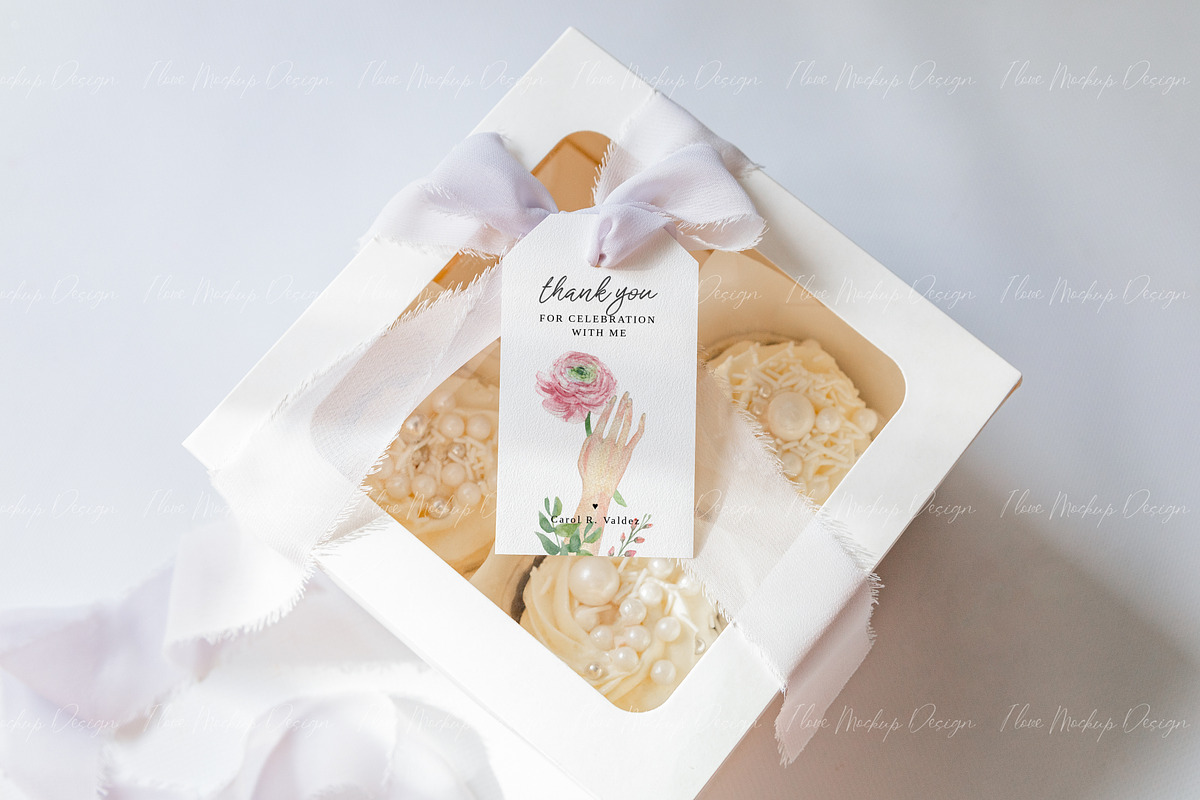 Party Gift Tag Mockup,Favor Tag Mock, a Product Mockup by ILoveMockupDesign (Photo 5 of 8)